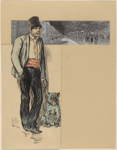 Til landsbyen af Théophile Alexandre Steinlen