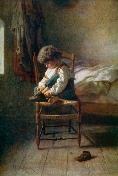 Alene, 1800-tallet, 1912. af Theophile Emmanuel Duverger