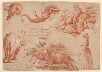 Titelside, fra "IXe Cahier de Fragment" af Therèse Éléonore Lingée