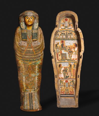 Kiste af Nesykhonsu, Theben, sent 21. til tidligt 22. dynasti af Third Intermediate Period Egyptian