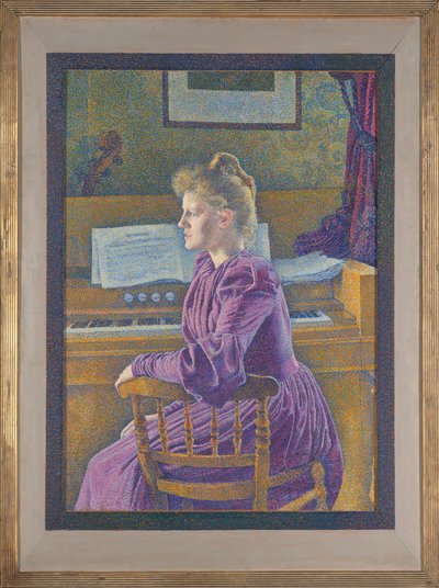 Maria Sèthe på Harmonium af Théo van Rysselberghe