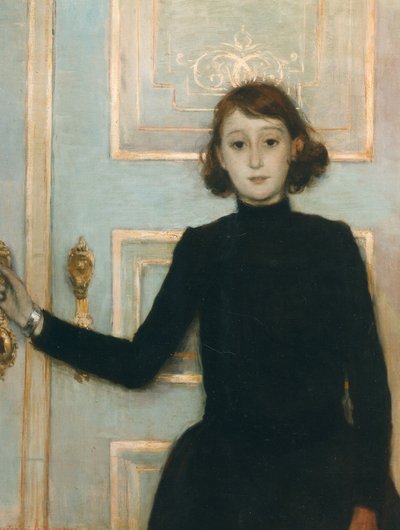 Portræt af Marguerite van Mons, 1886. af Théo van Rysselberghe