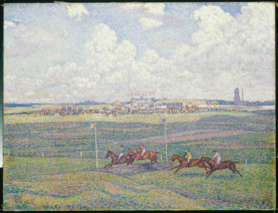 Væddeløbsbanen i Boulogne-sur-Mer af Théo van Rysselberghe