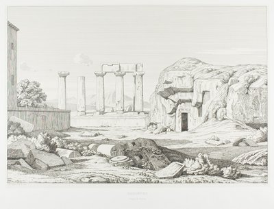 Korinth: Neptuns tempel af Théodore Caruelle d