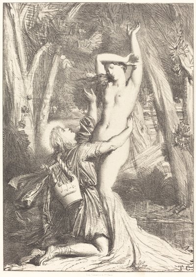 Apollo og Daphne af Théodore Chassériau