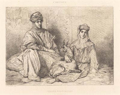 mauriske kvinder af Konstantin af Théodore Chassériau