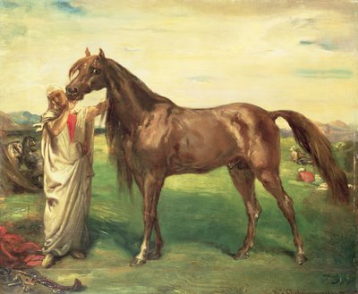 Hadji, en arabisk hingst, 1853 af Théodore Chassériau