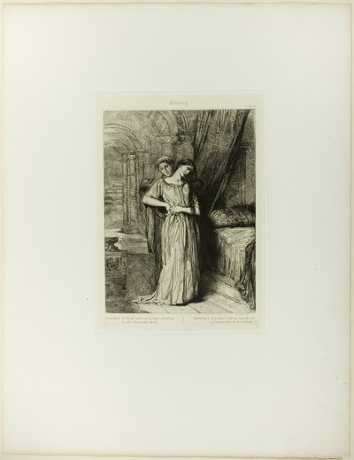 If I Do Die Before You, tallerken otte fra Othello af Théodore Chassériau