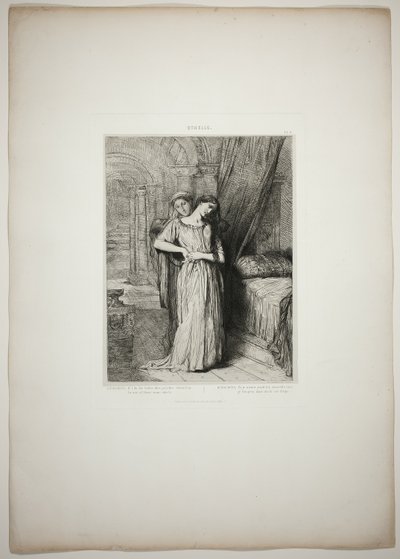 If I Do Die Before Thee, plade otte fra Othello af Théodore Chassériau