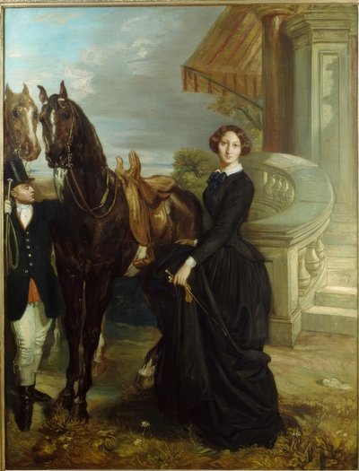 Portræt af grevinden af ​​Ranchicourt af Théodore Chassériau