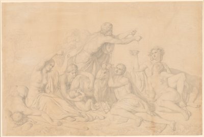 Sygeplejen til Jupiter af Théodore Chassériau