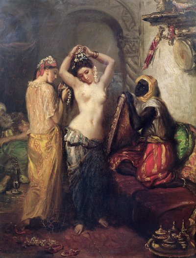 Toilettet i Seraglio af Théodore Chassériau