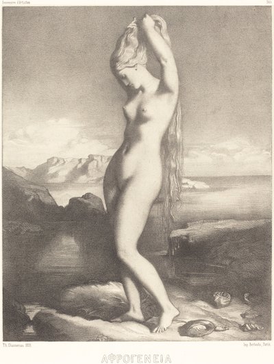 Venus Anadyomene af Théodore Chassériau