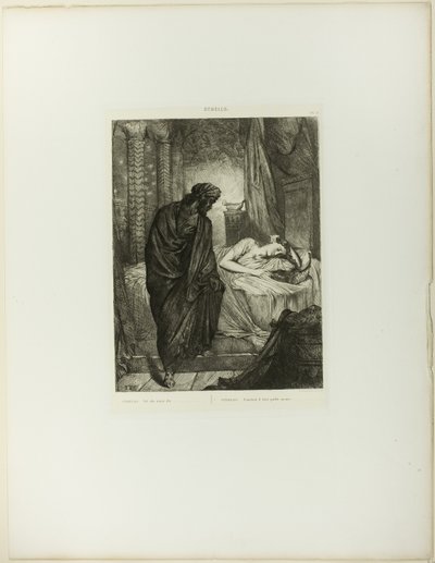 Yet She Must Die, tallerken elleve fra Othello af Théodore Chassériau