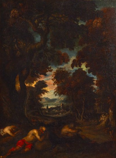 Géricault - Bøndernes søvn, ca. 1808-12 af Theodore Gericault