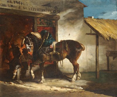 Géricault - Landsbyens smedje, ca. 1822 af Theodore Gericault