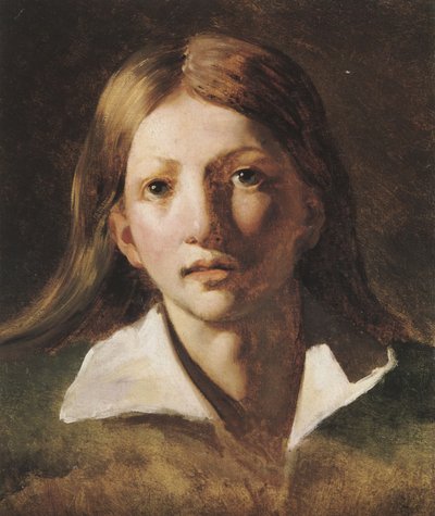 Portrætstudie af en ung mand af Theodore Gericault