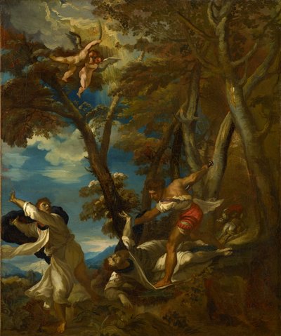 Sankt Peters martyrium (efter Tizian) af Theodore Gericault