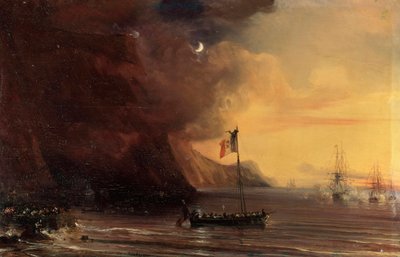 Transport med Napoleons lig, 1841. af Jean Antoine Theodore Gudin