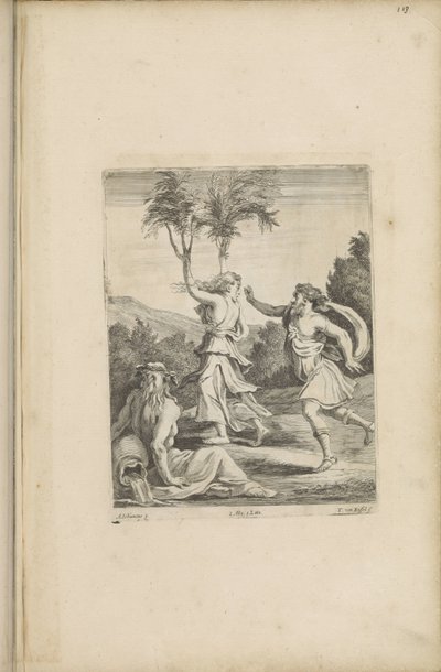 Apollo i Daphne af Théodorus van Kessel