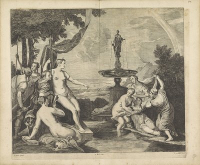 Diana opdager Callisto .s graviditet af Théodorus van Kessel