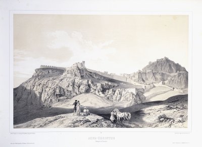 Akropolis i Korinth af Théodose du Moncel