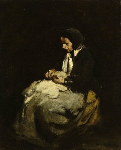 Kvinde syning af Théodule Augustin Ribot