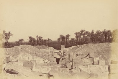 Abydos, lille tempel af Théodule Devéria