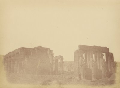 Oversigt over Ramesseum af Théodule Devéria