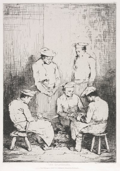 Kartoffelskrællerne. af Auguste Theodule Ribot