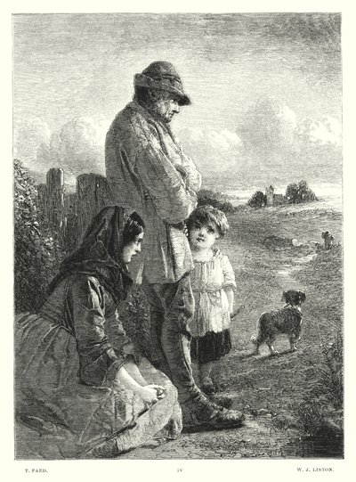 Lord Byrons barn Harold, Canto I, strofe 13 (gravering) af Thomas (after) Faed