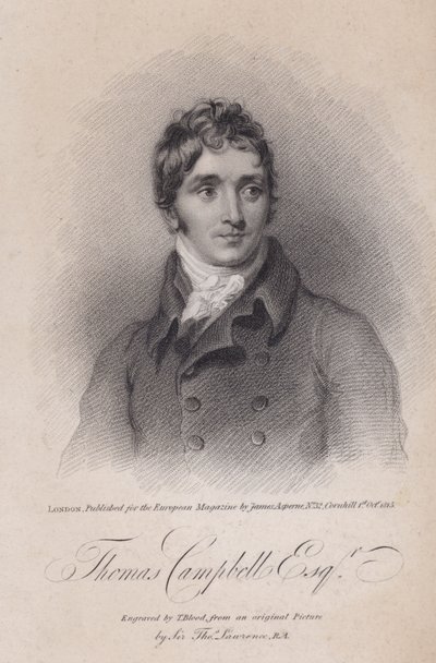 Thomas Campbell, skotsk digter af Thomas (after) Lawrence