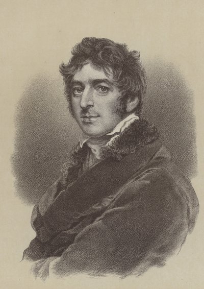 William Lamb, 2. Viscount Melbourne, britisk premierminister 1834 og 1835-1841 (litho) af Thomas (after) Lawrence