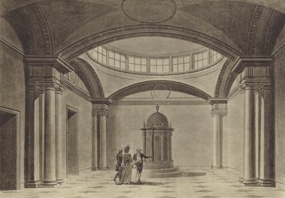 Sir Robert Taylors fire procents kontor for reduceret livrente, Bank of England af Thomas (after) Malton