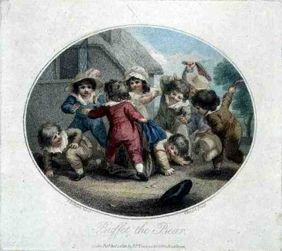Buffet the Bear, indgraveret af Charles Knight (1743-c.1826), pub. af J.F. Tomkins af Thomas (after) Stothard