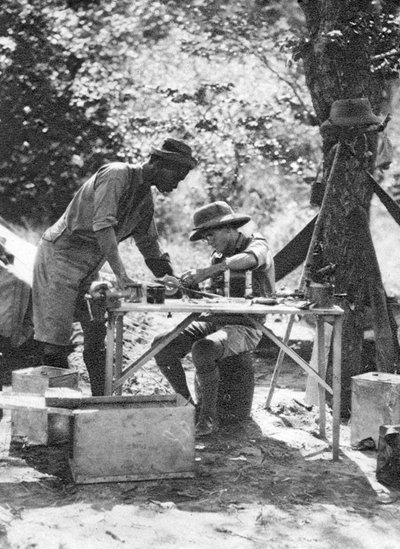 Errol Hinds og Julius Mapata, Livingstone to Broken Hill, Northern Rhodesia, 1925 1927 af Thomas A. Glover