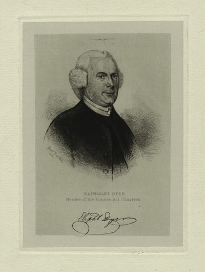 Eliphalet Dyer (ætsning) af Thomas Addis (after) Emmet