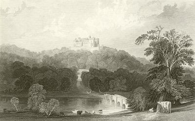 Belvoir Castle, Leicestershire af Thomas Allom