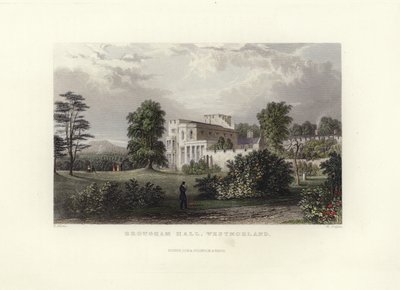 Brougham Hall af Thomas Allom