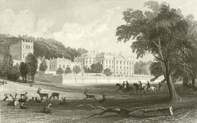 Chatsworth, Derbyshire af Thomas Allom
