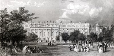 Hampton Court Palace af Thomas Allom