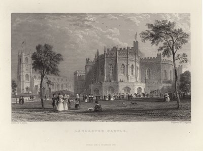 Lancaster Castle af Thomas Allom