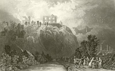 Nottingham Slot af Thomas Allom