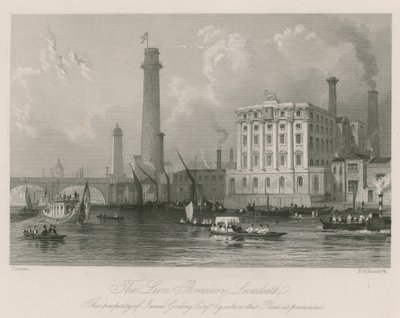 Løvebryggeriet i Lambeth af Thomas Allom