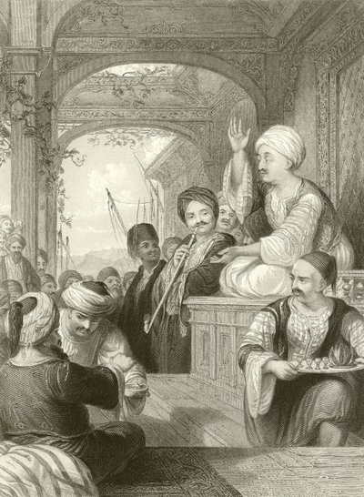 Medak, eller den østlige historiefortæller af Thomas Allom