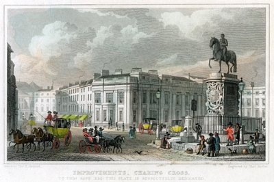 Forbedringer, Charing Cross, Westminster, London, 1828. af Thomas Barber