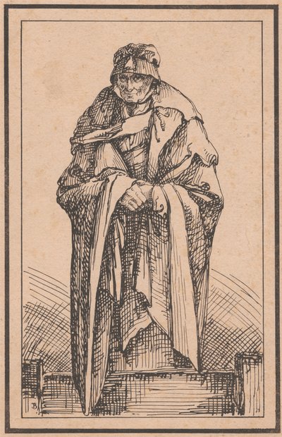 En gammel kvinde af Thomas Barker