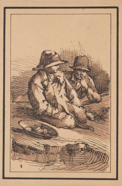 Rustikke figurer: To drenge af Thomas Barker