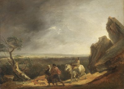 The Storm (olie på lærred) af Thomas Barker of Bath