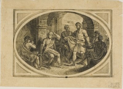 Fabel: Den pralende rejsende af Thomas Bewick